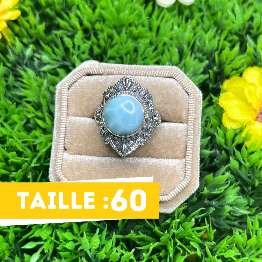 Bague Argent 925 Larimar #22