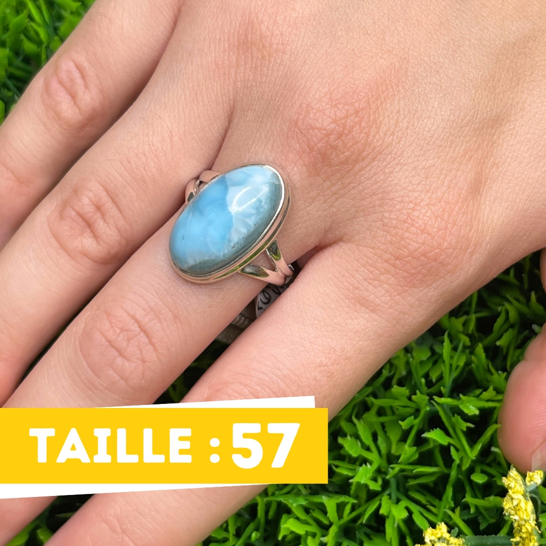 Bague Argent Larimar #111