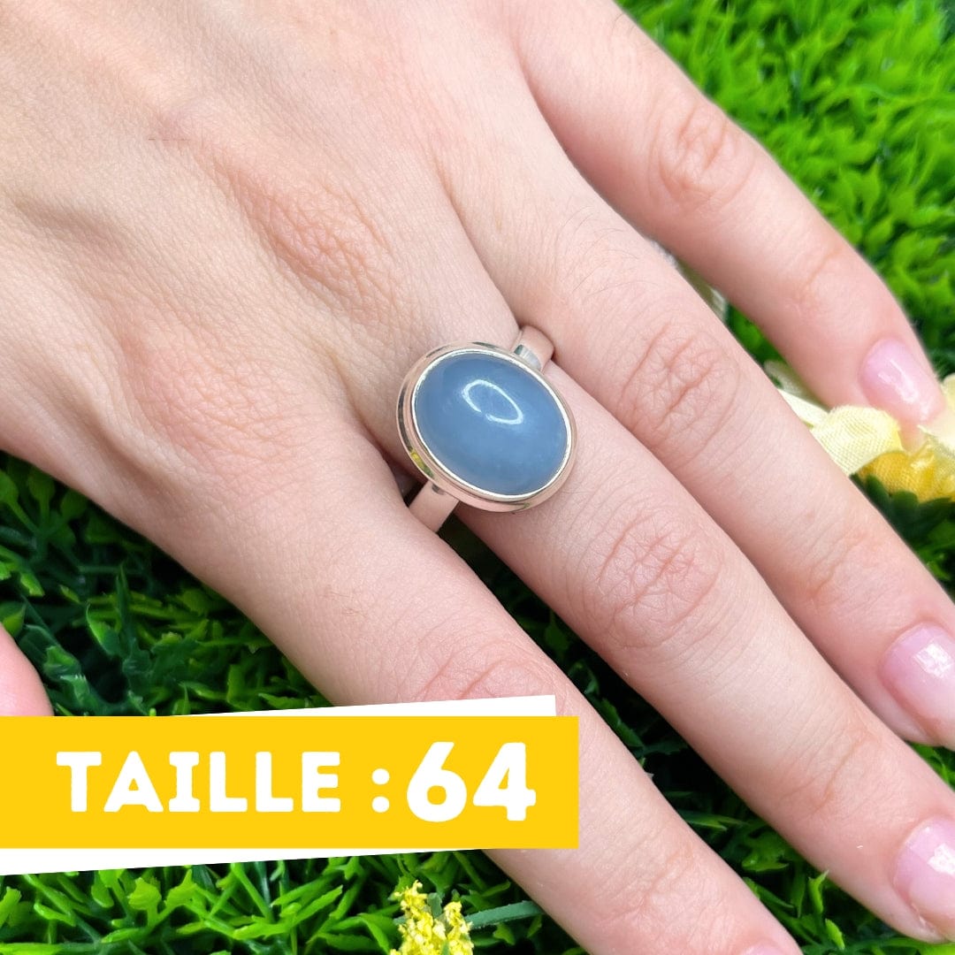 Bague Argent Aigue Marine #35