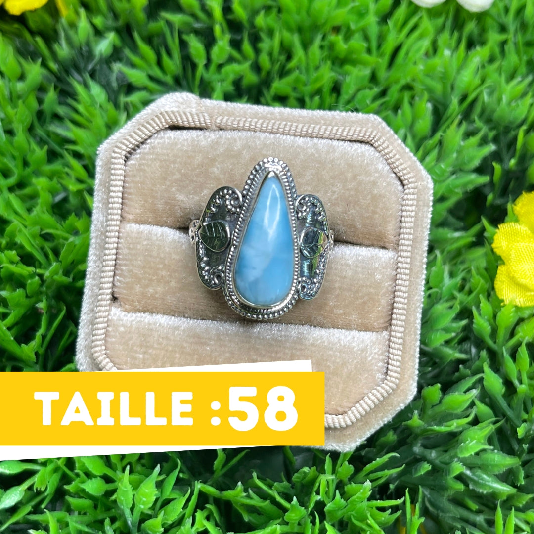 Bague Argent 925 Larimar #19