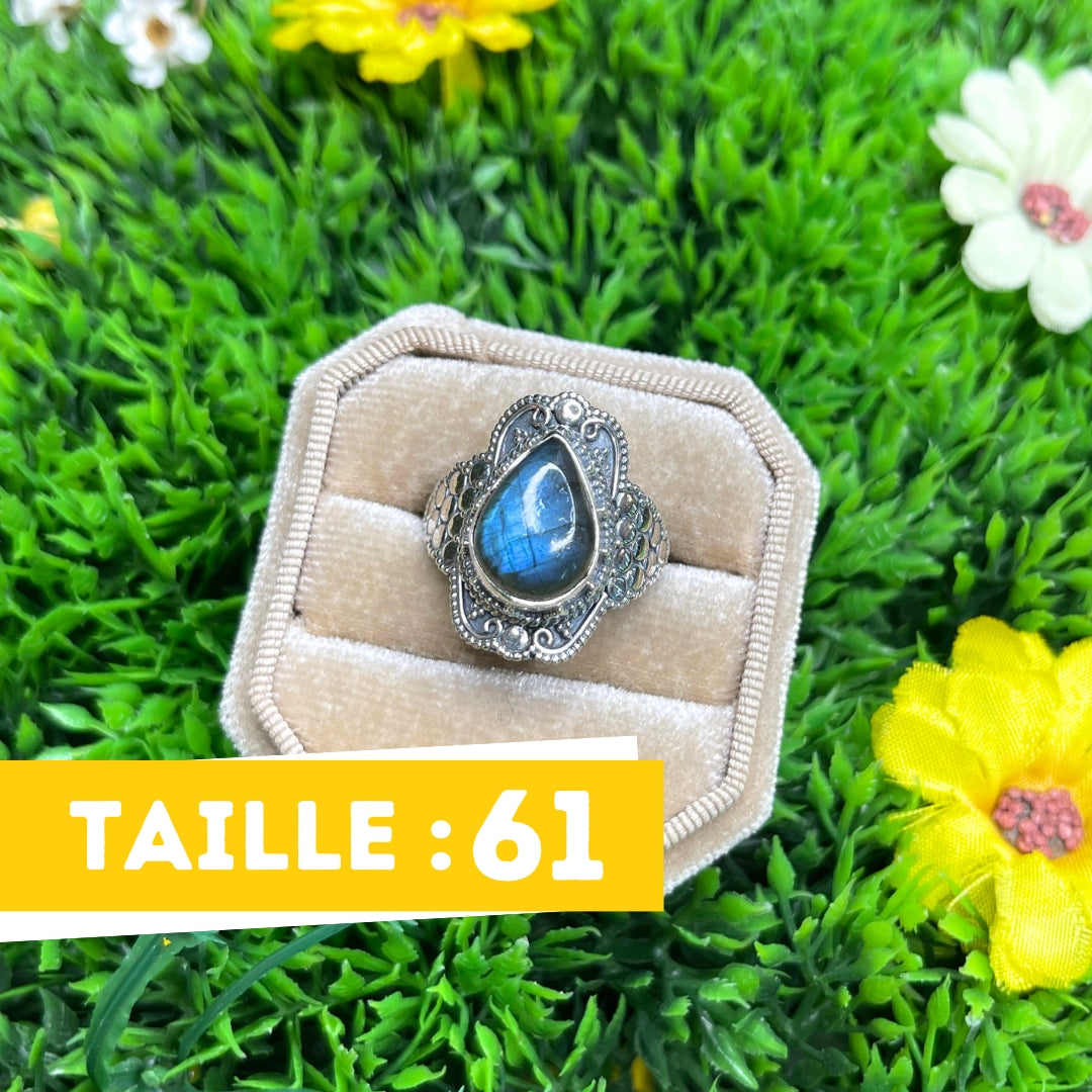 Bague Labradorite Bluefire Argent 925 #6