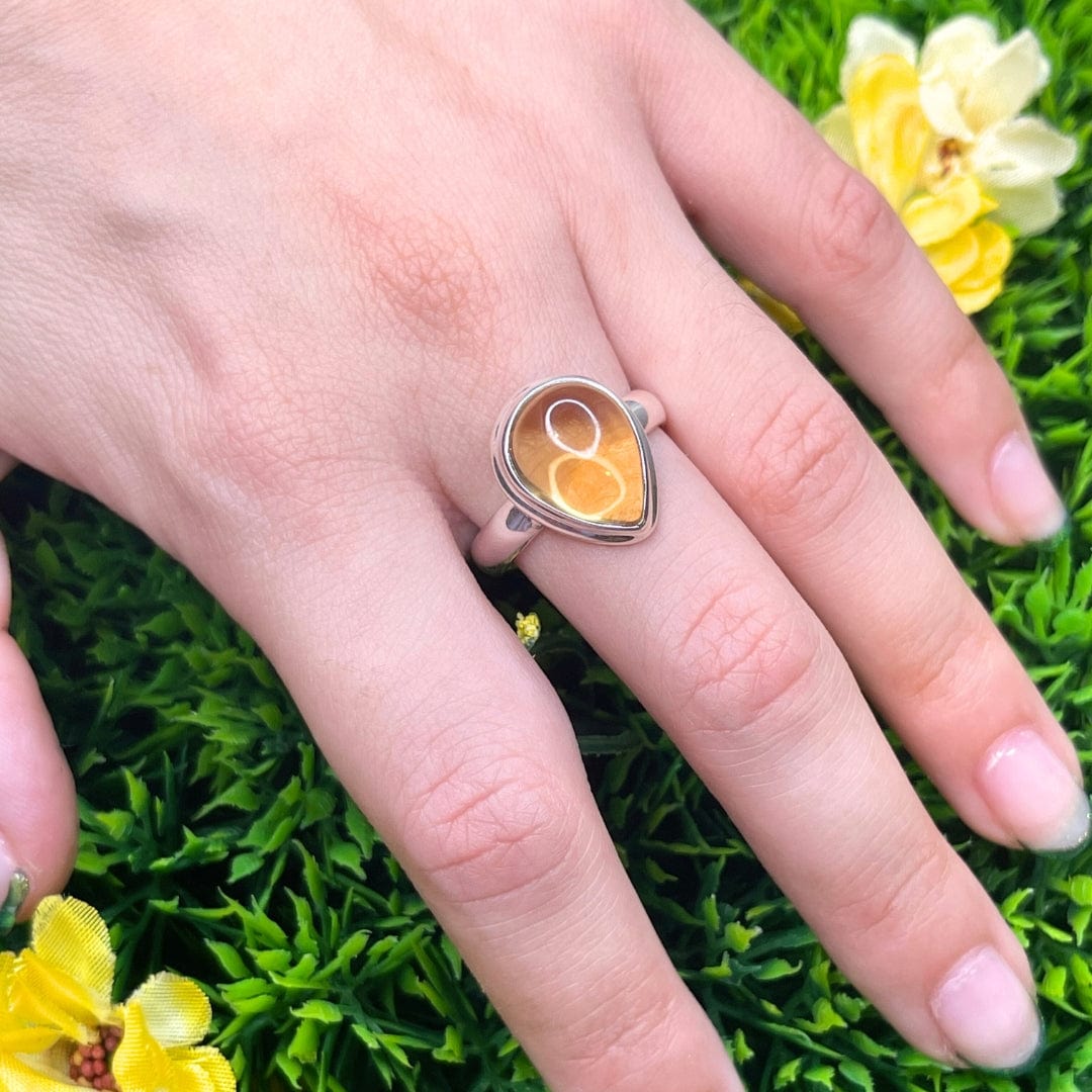 Bague Argent Citrine #44