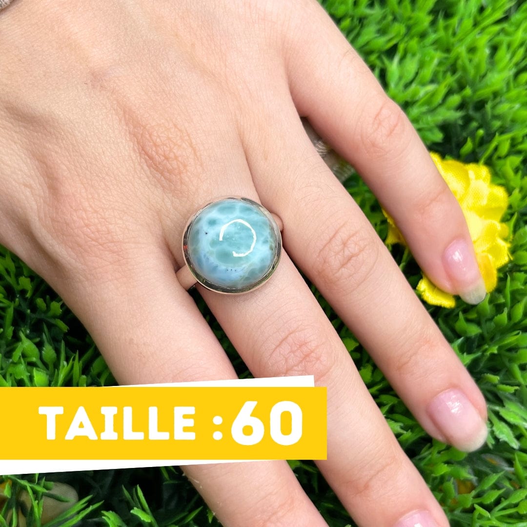 Bague Argent Larimar #37