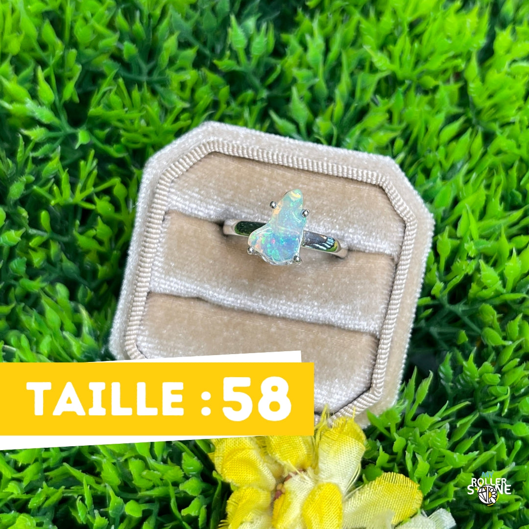 Bague Argent Opale d'Ethiopie #306