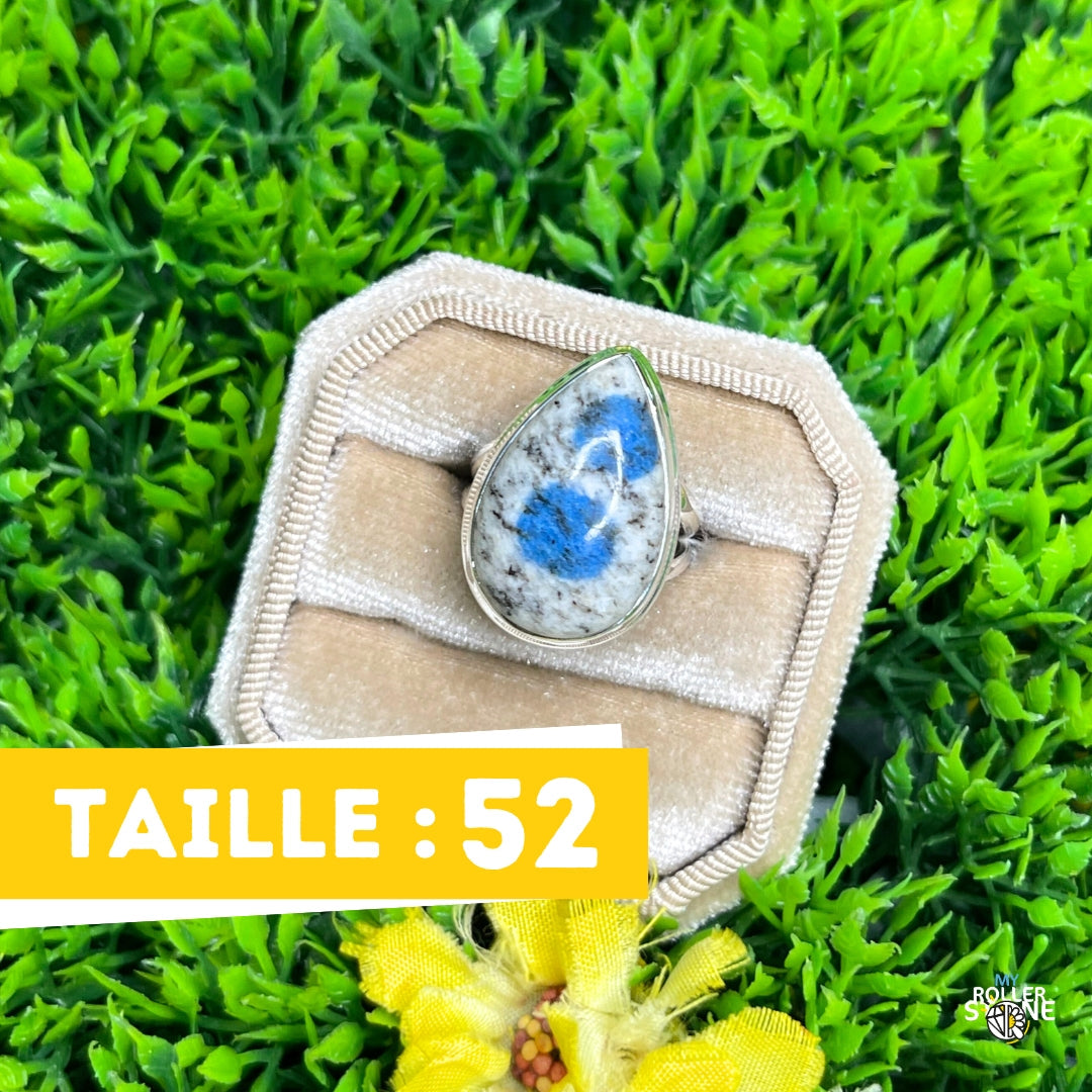 Bague Argent 925 Jaspe K2 #10