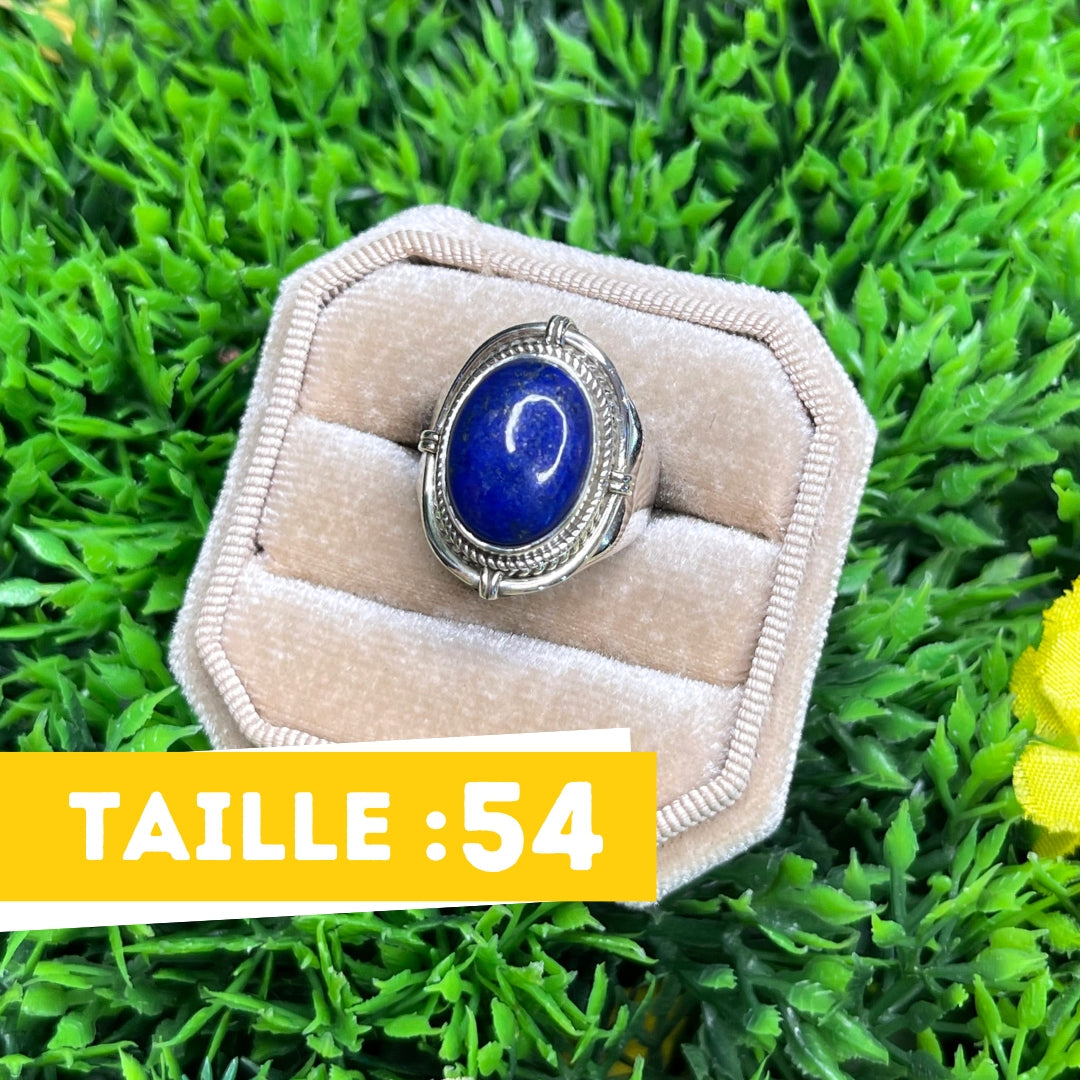 Bague Argent Lapis Lazuli #64