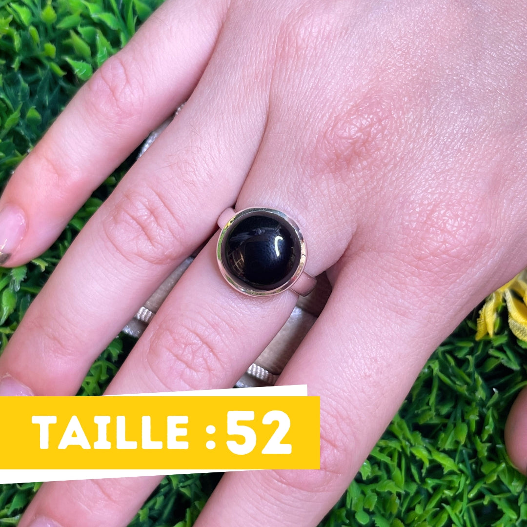 Bague Onyx Argent #7