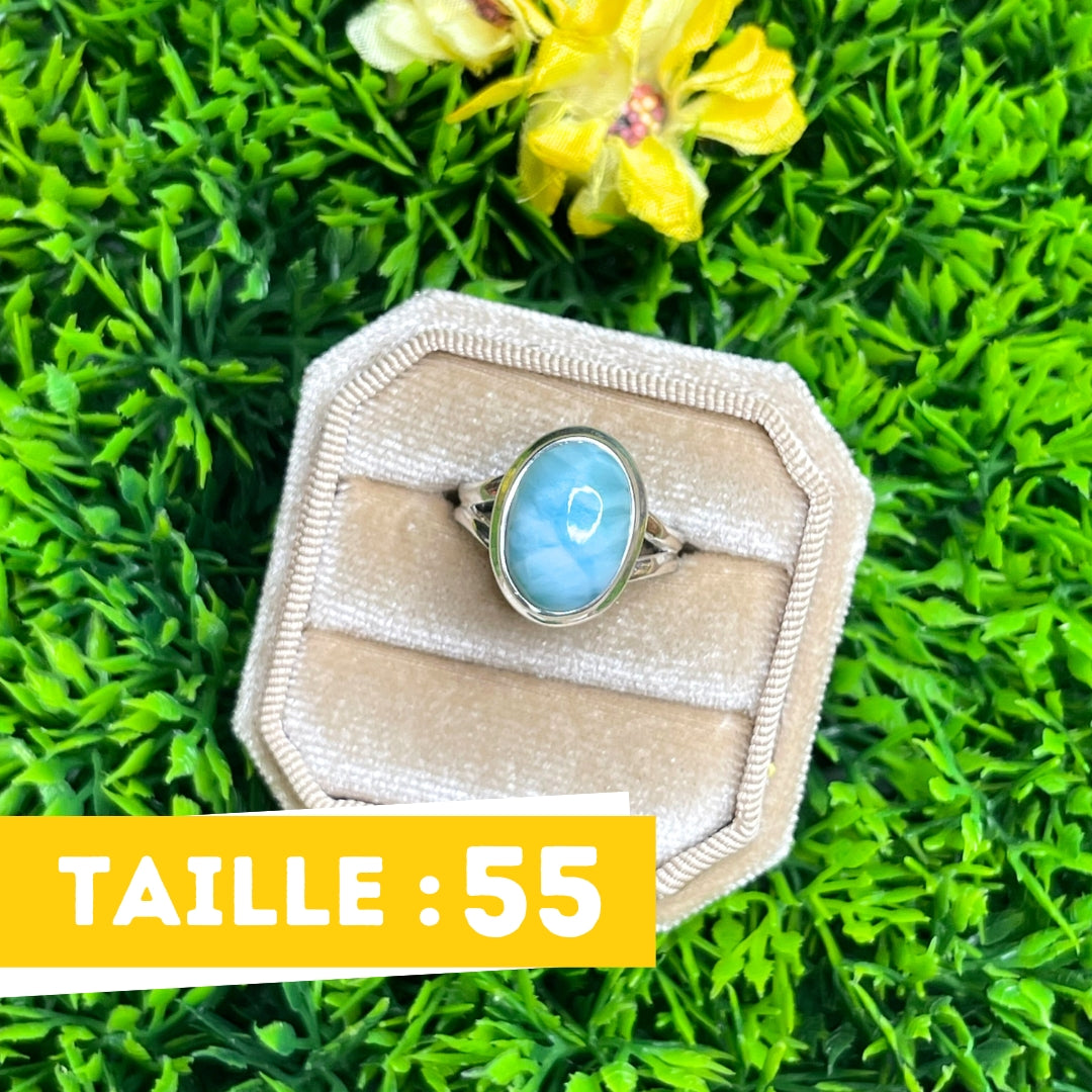 Bague Argent Larimar #70