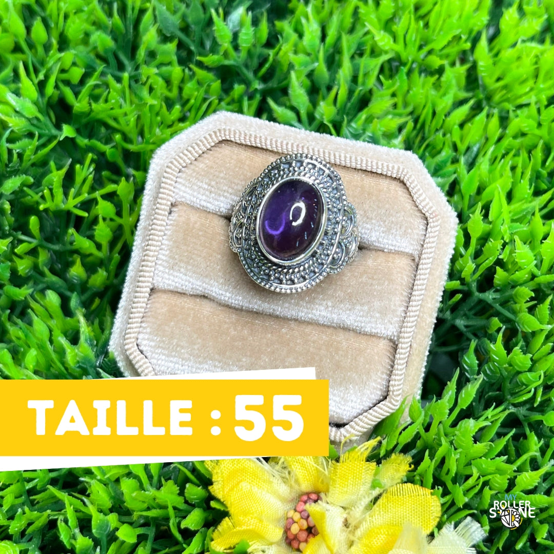 Bague Argent 925 Améthyste #171