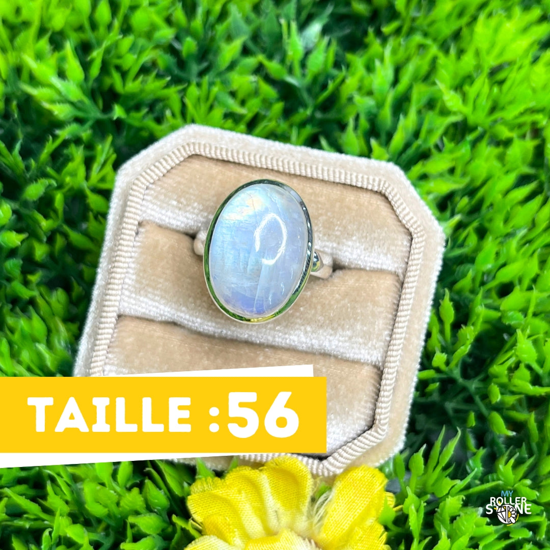 Bague Argent 925 Pierre de Lune #227