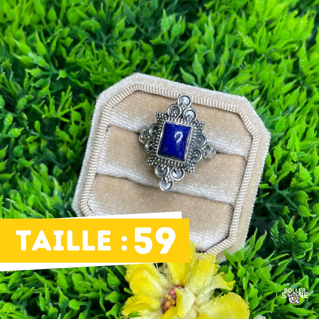 Bague Argent 925 Lapis Lazuli #218