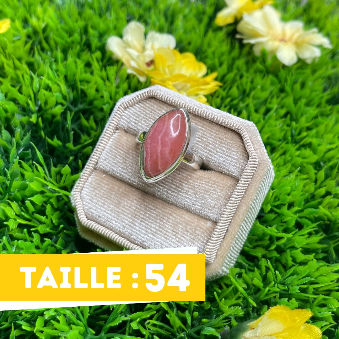 Bague Argent Rhodochrosite #33