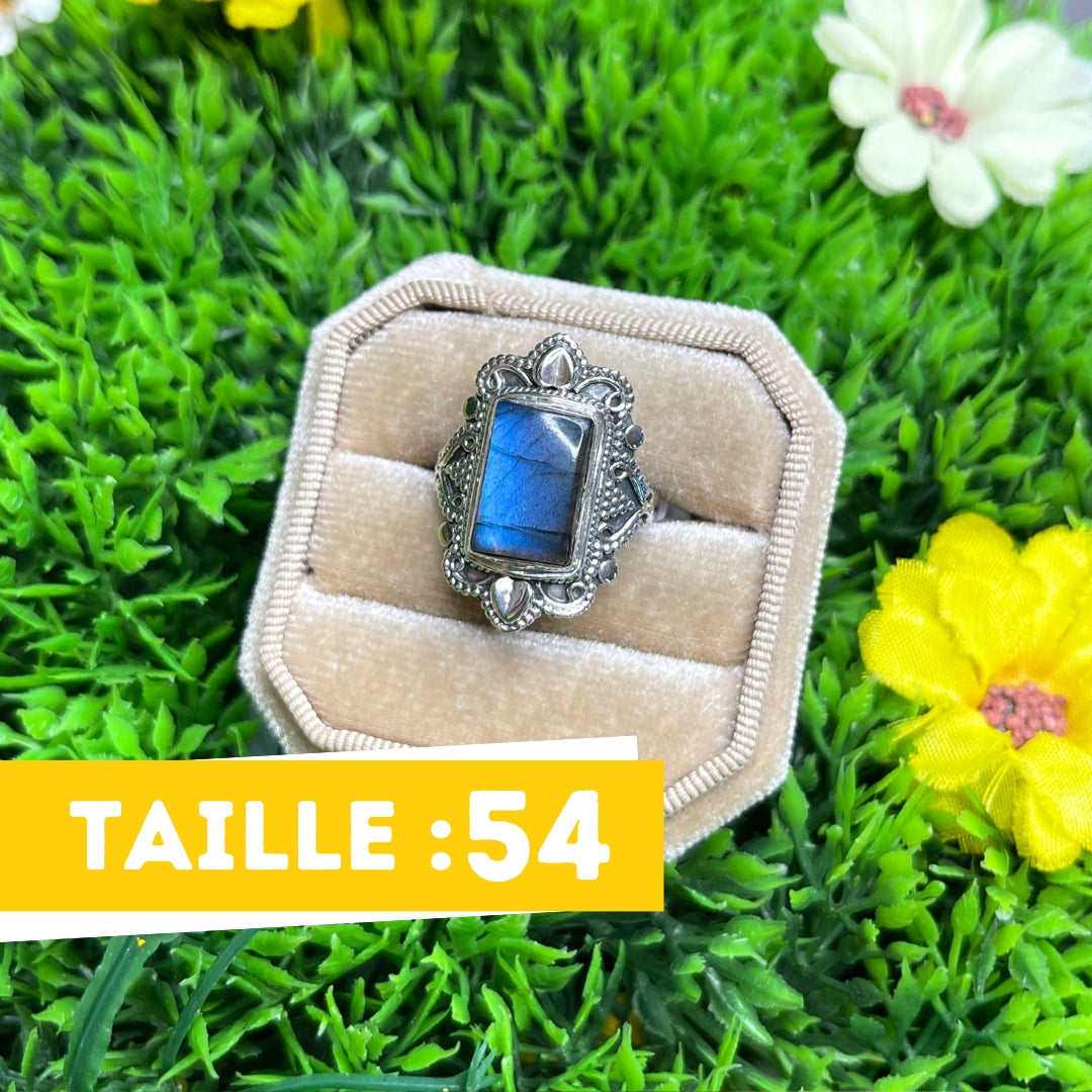 Bague Labradorite Bluefire Argent 925 #26