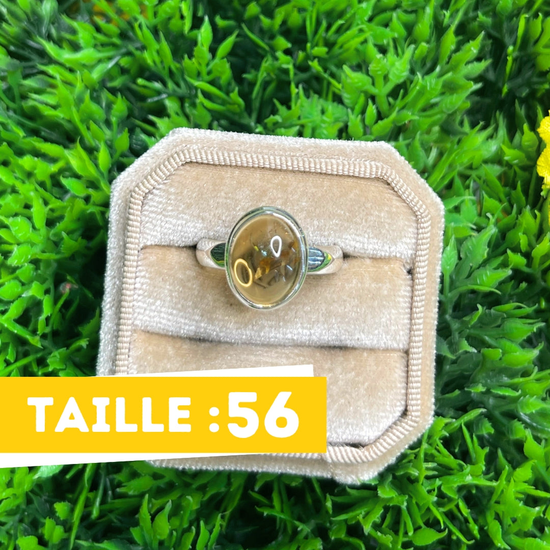 Bague Argent Citrine #51