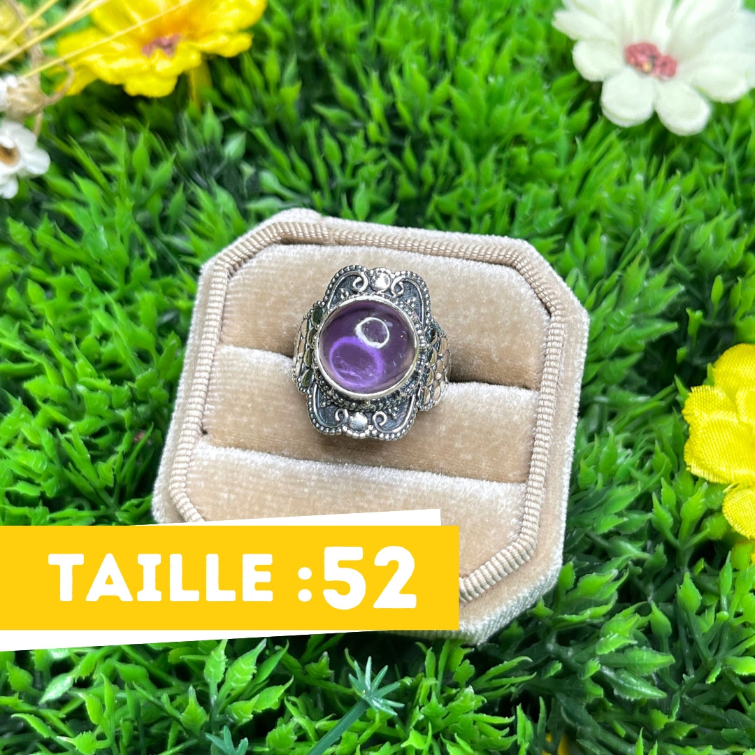 Bague Argent 925 Améthyste #26