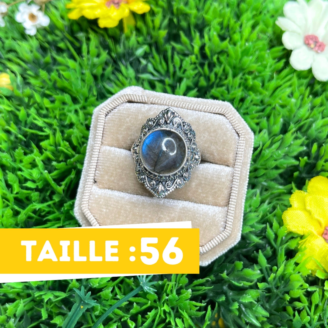 Bague Labradorite Bluefire Argent 925 #4