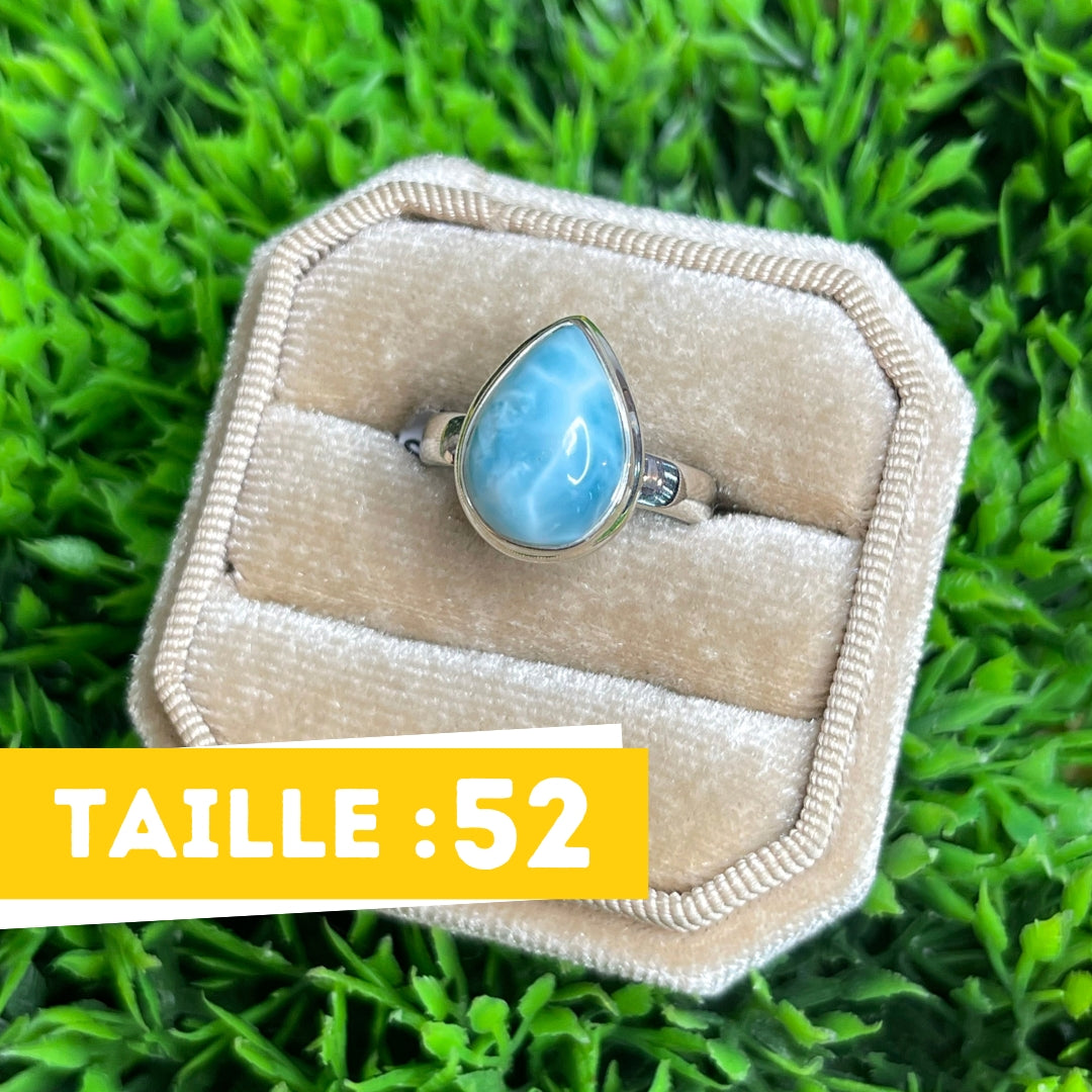 Bague Argent 925 Larimar #137