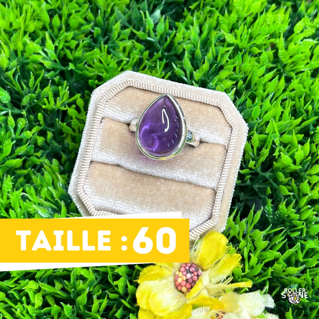 Bague Argent 925 Améthyste #84