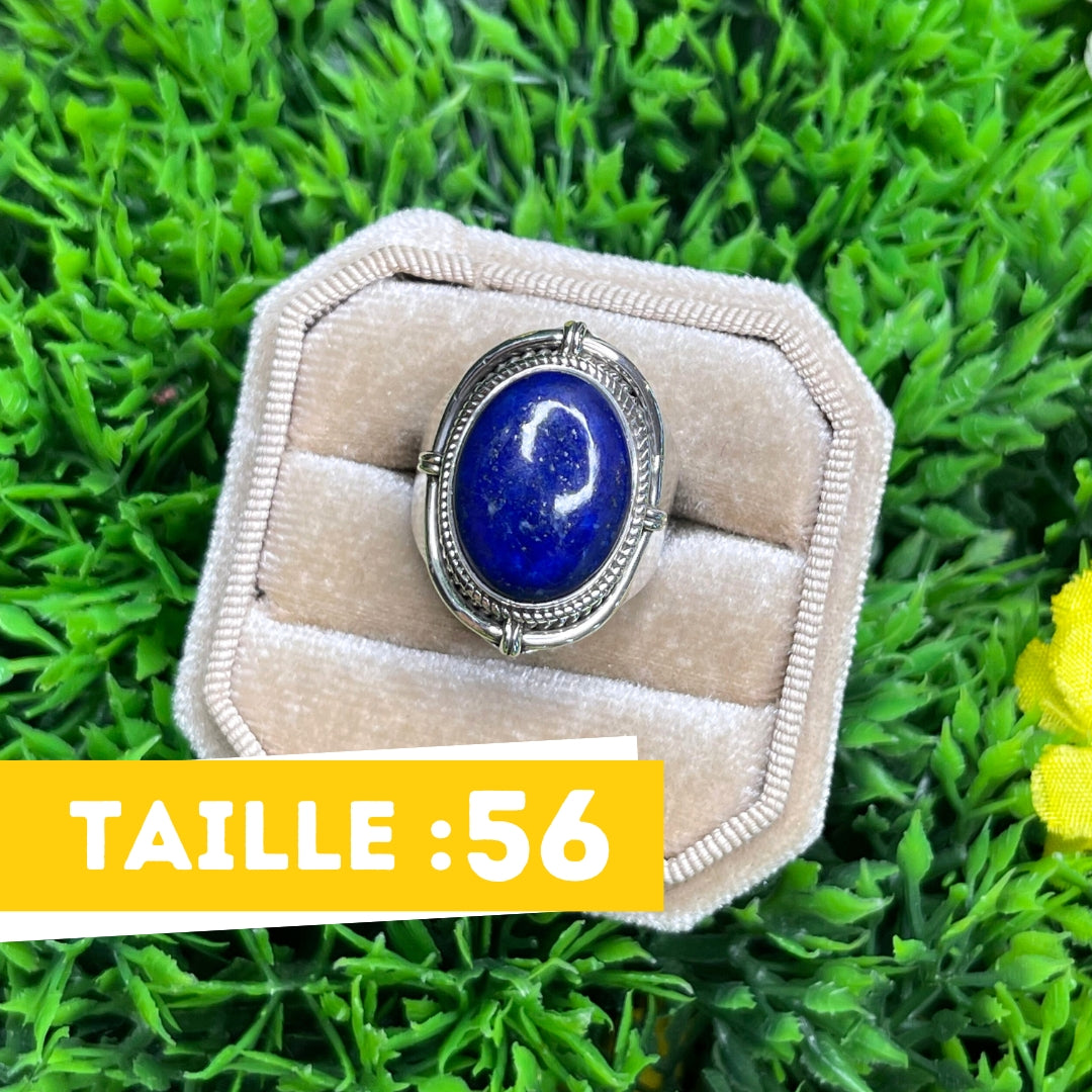 Bague Argent Lapis Lazuli #74