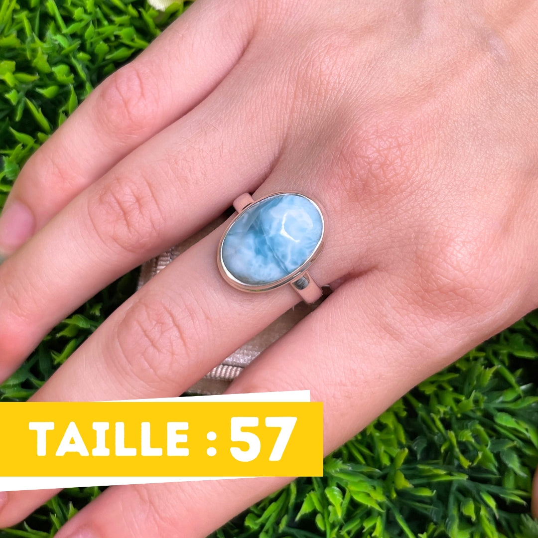 Bague Argent Larimar #78