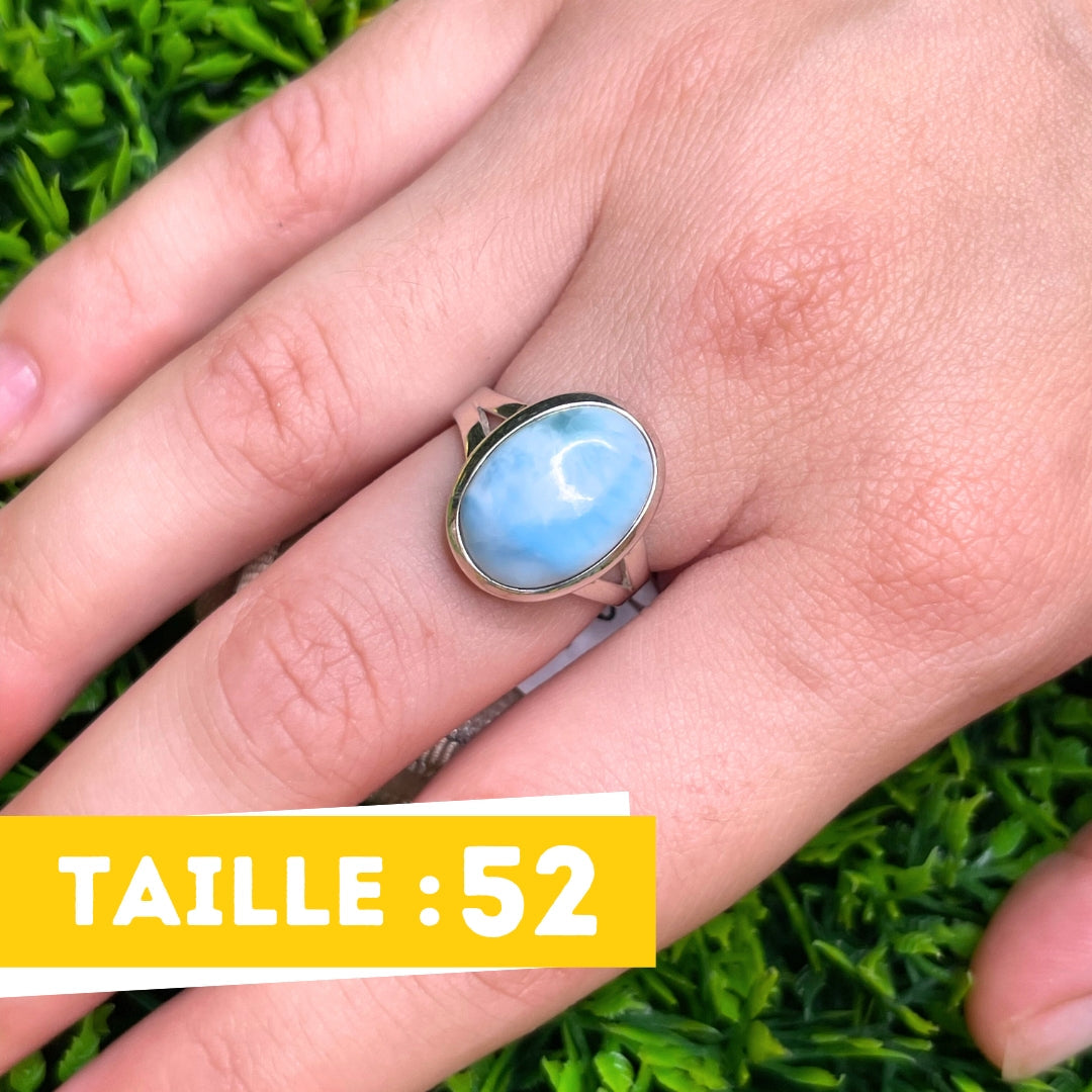 Bague Argent Larimar #61