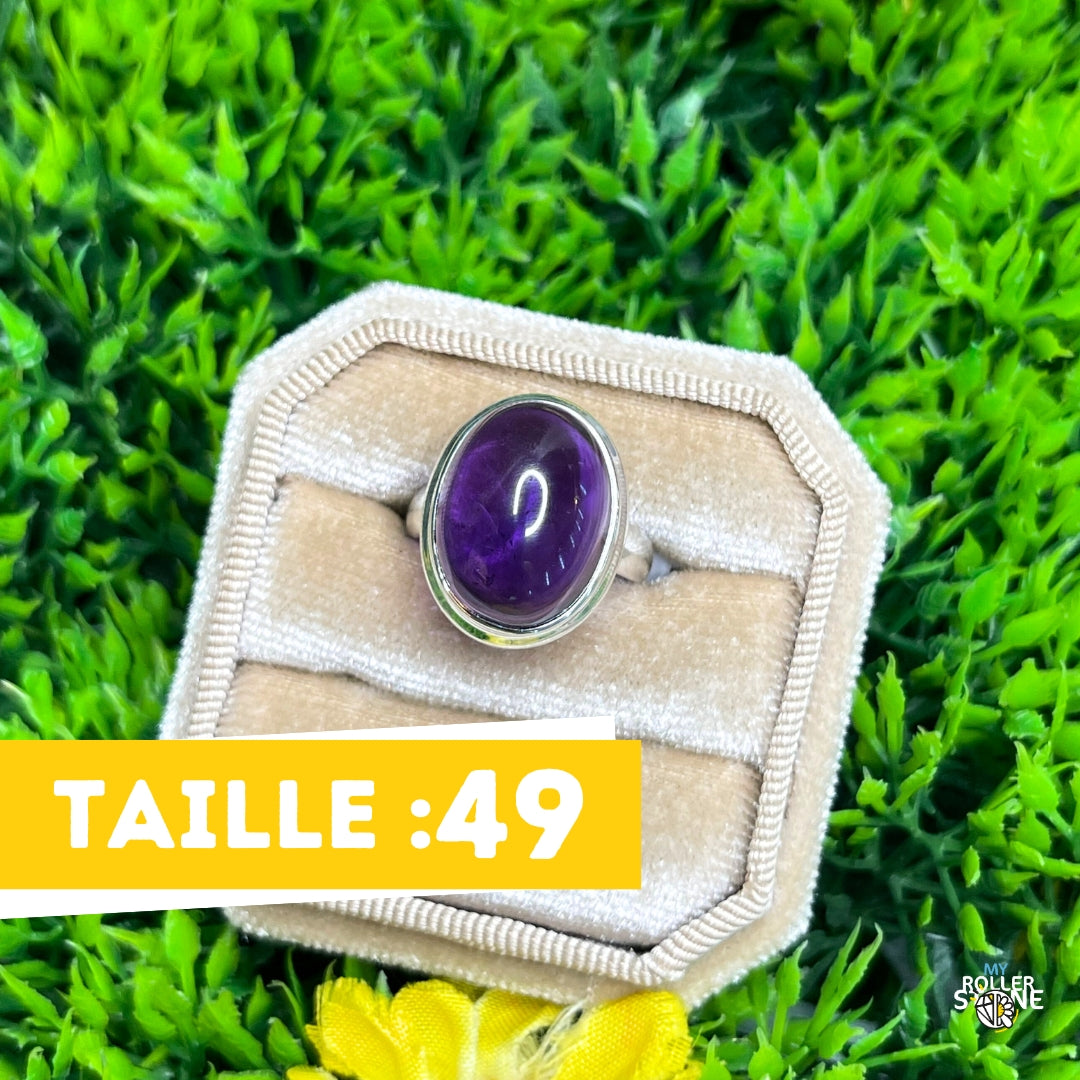 Bague Argent 925 Améthyste #71