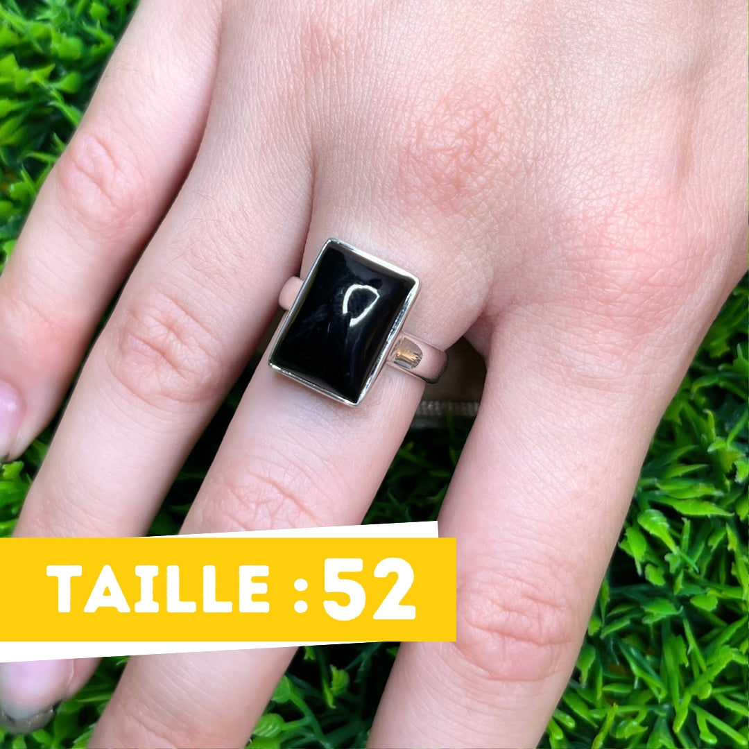 Bague Onyx Argent #27