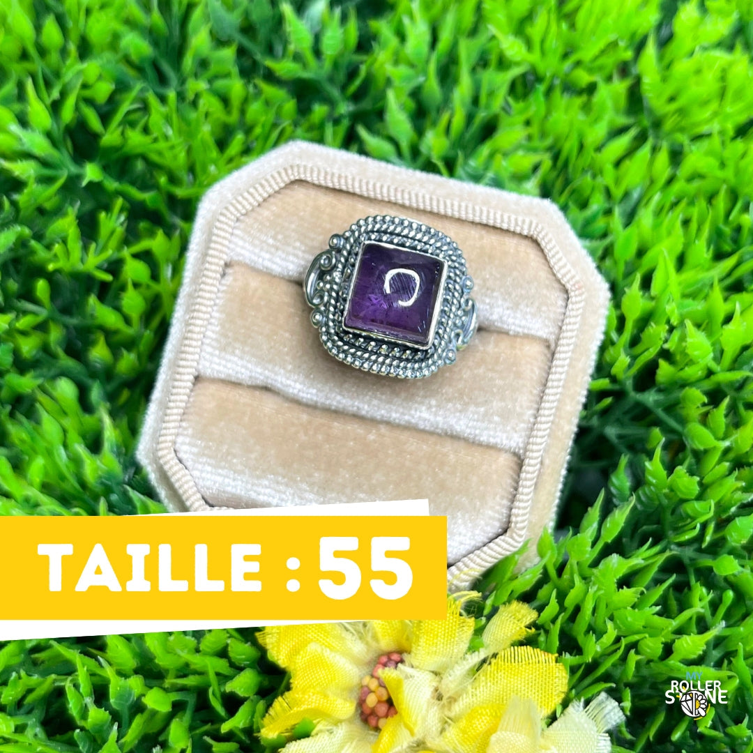 Bague Argent 925 Améthyste #176