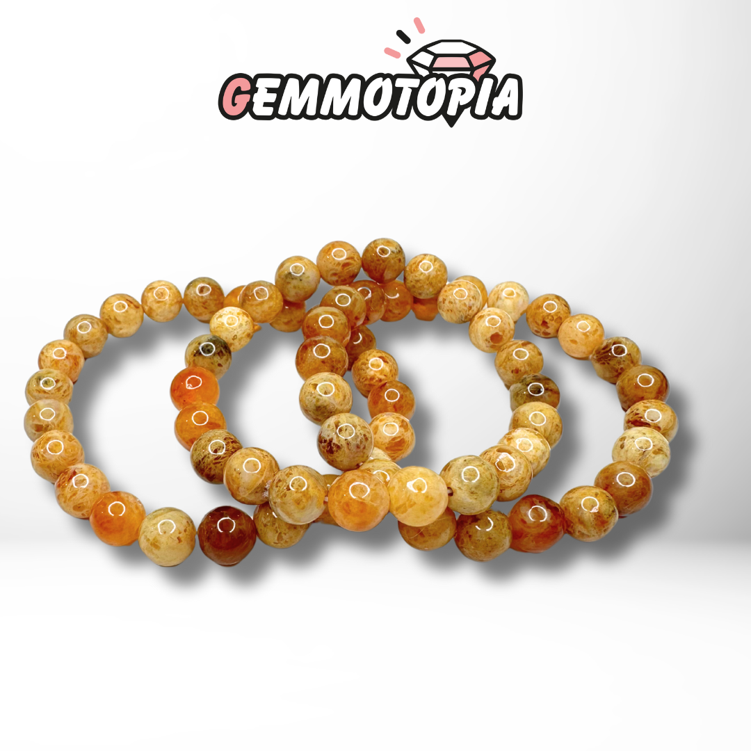 Bracelet Ambre Laiteuse