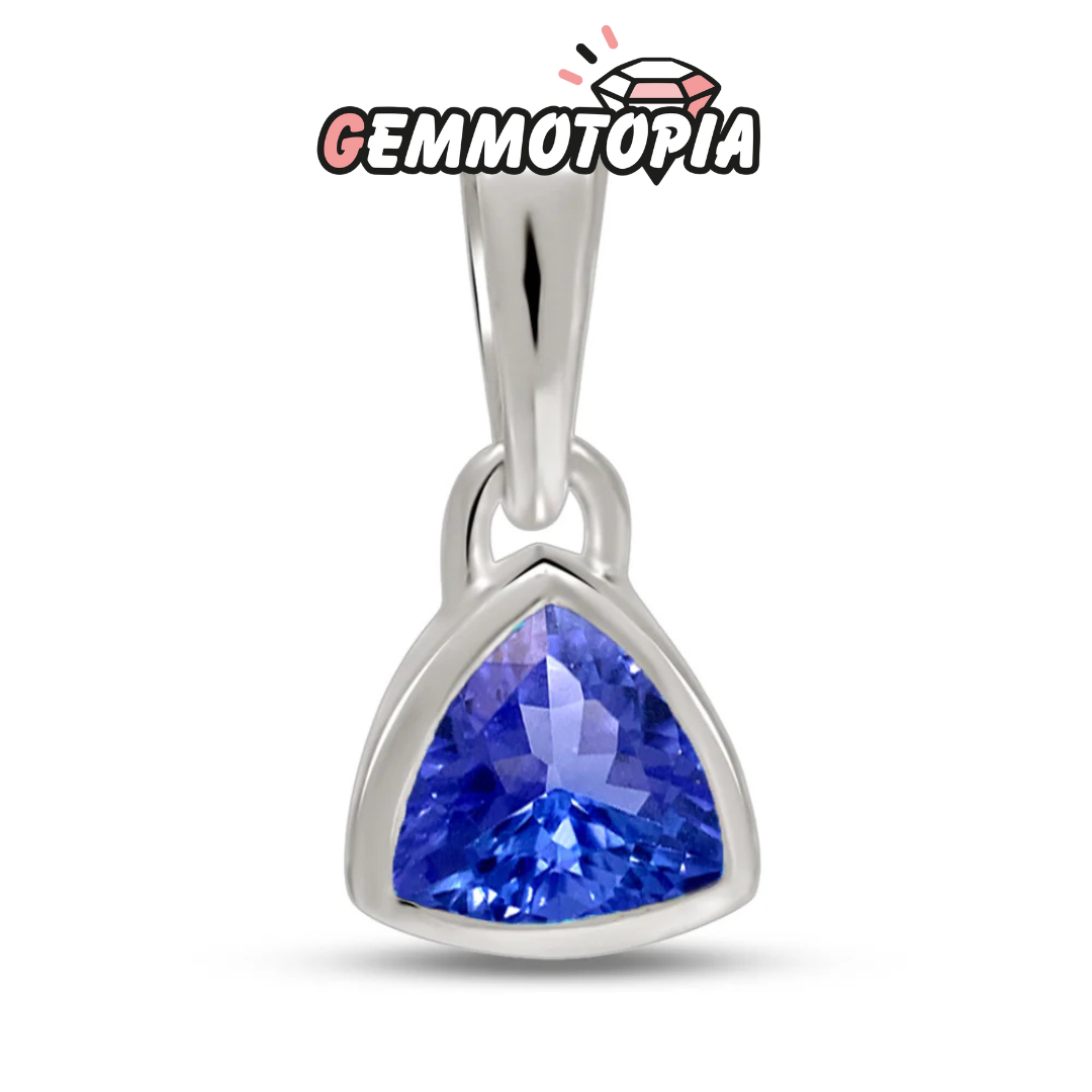 Pendentif Tanzanite Trillon 5X5 MM