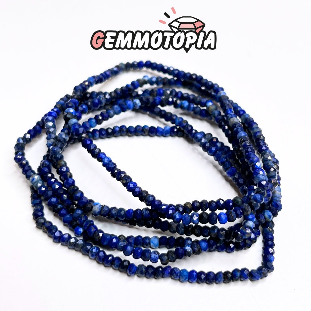 Bracelet Facettée Lapis-Lazuli