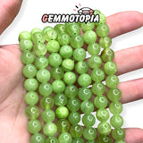 Perle Calcite Verte 3A 8 MM