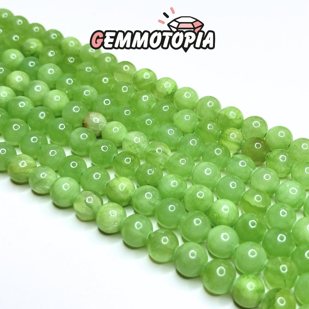 Perle Calcite Verte 3A 8 MM