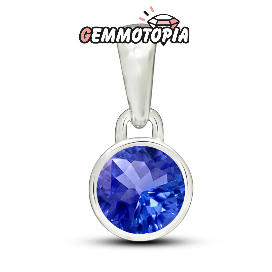 Pendentif Tanzanite Rond 5X5 MM