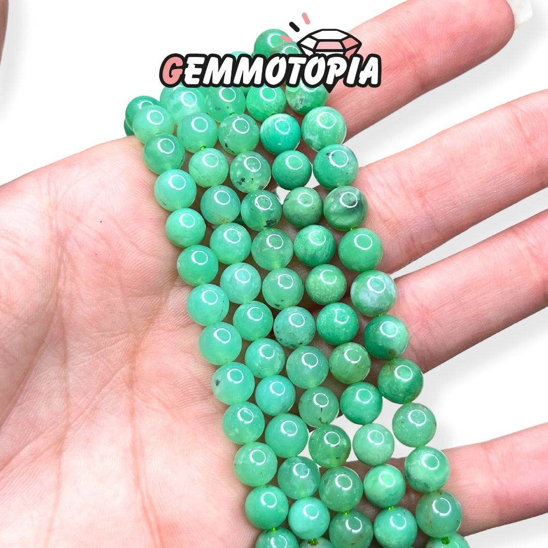 Perle Chrysoprase 5A 6 MM