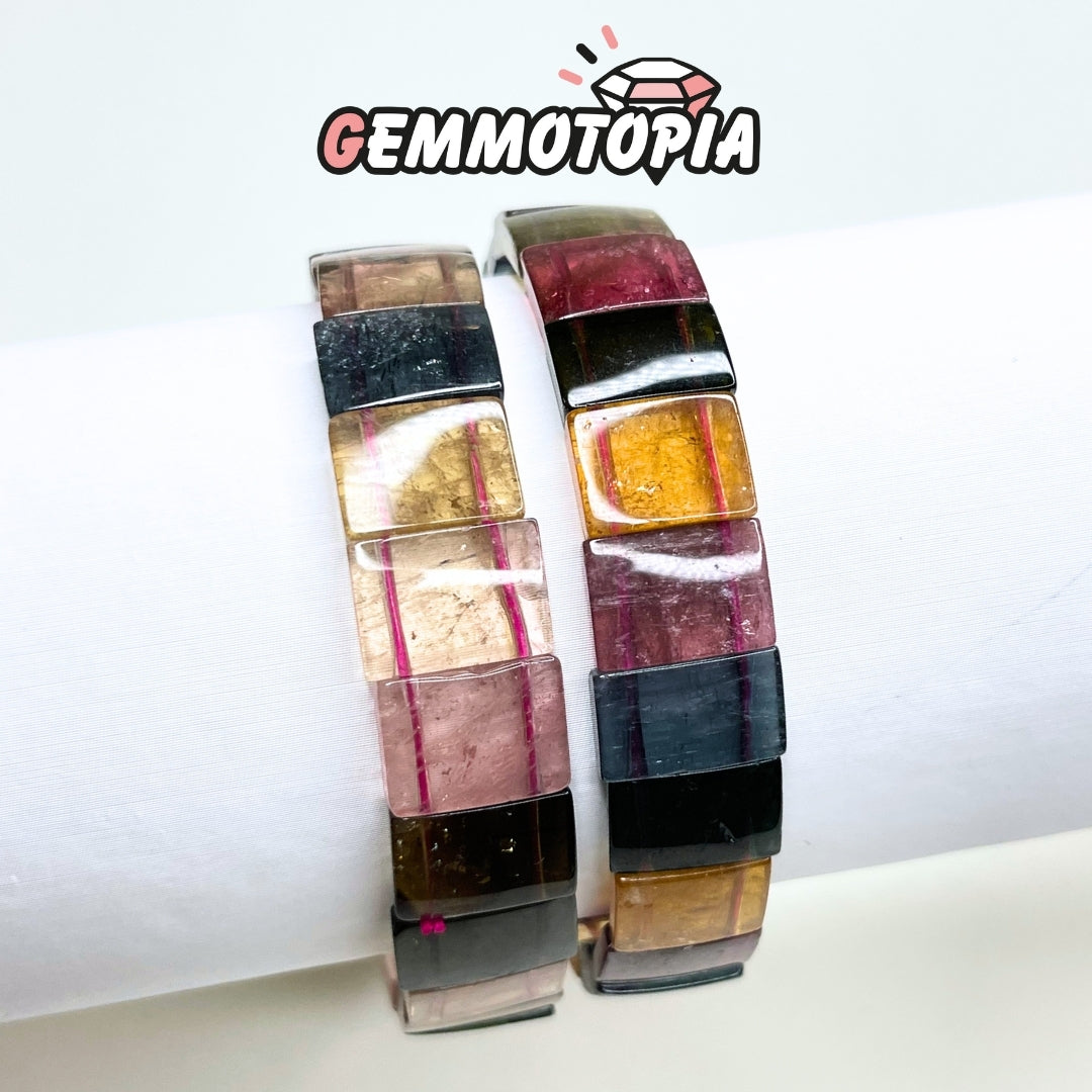 Bracelet Tourmaline multicolore