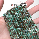 Perles Facettées Chrysoprase