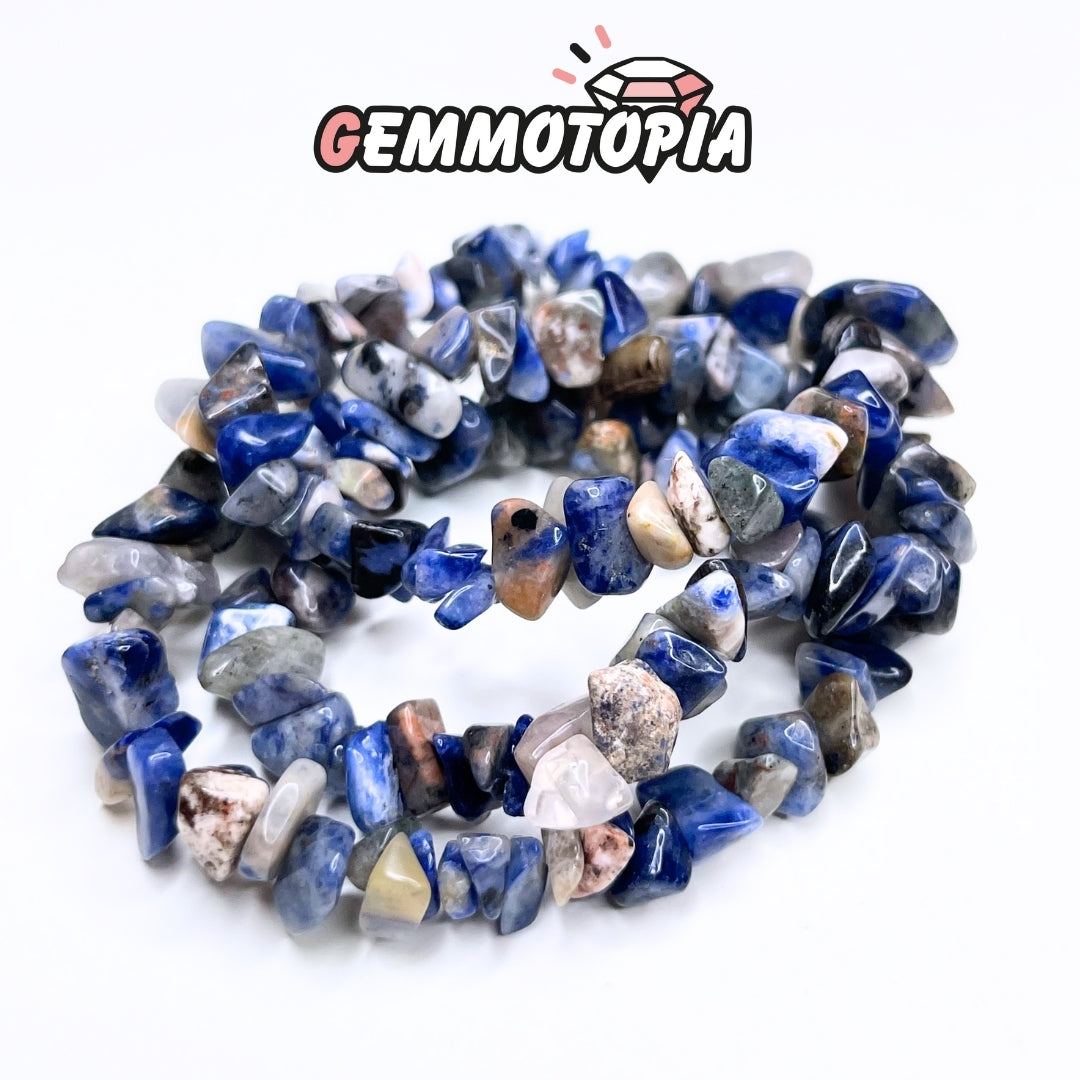 Bracelet Chips en Sodalite