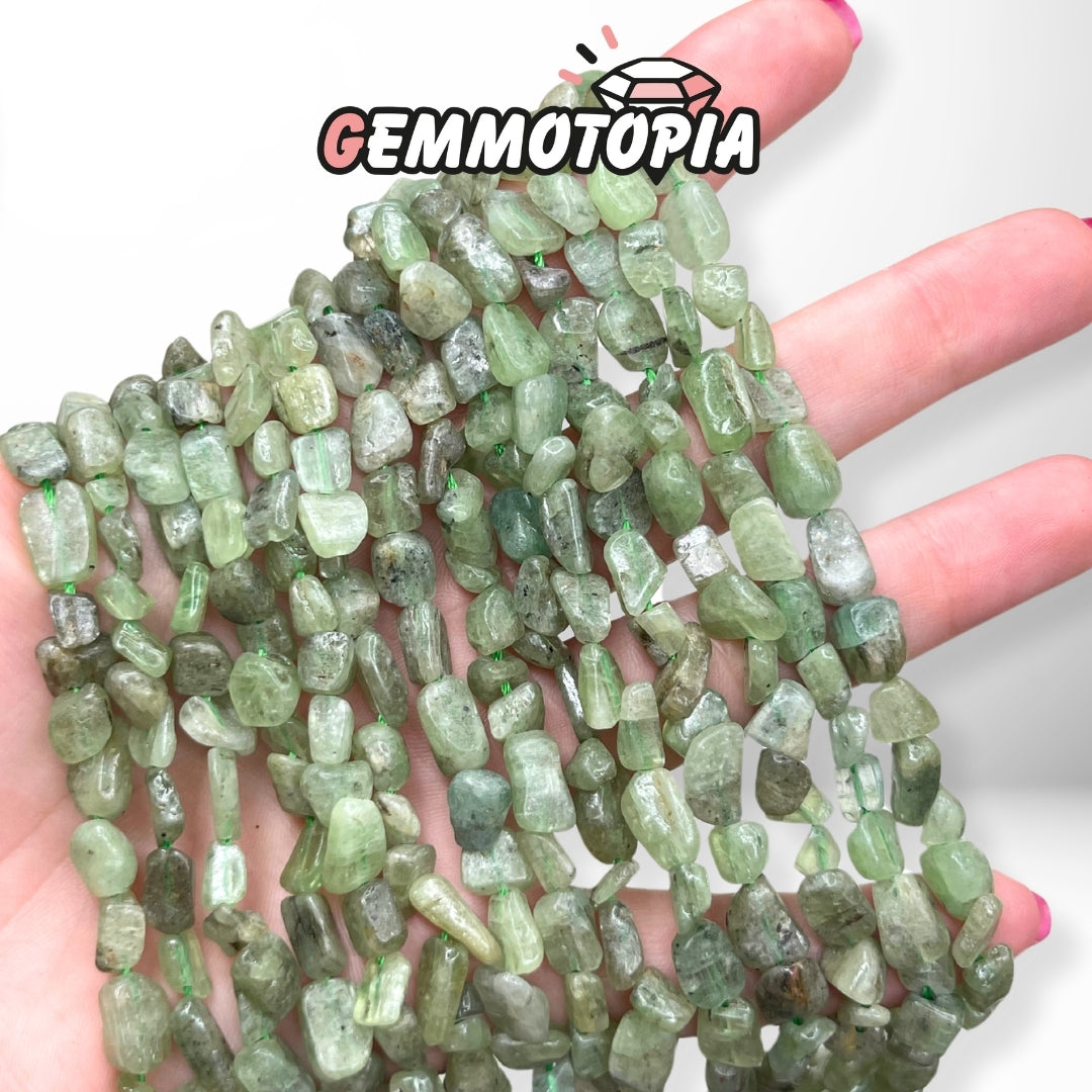 Perle Baroque Kyanite Verte