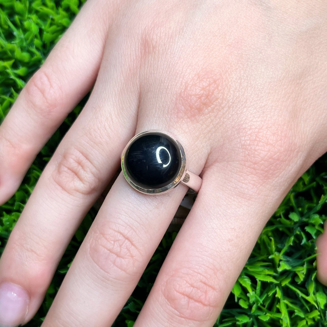 Bague Onyx Argent #37