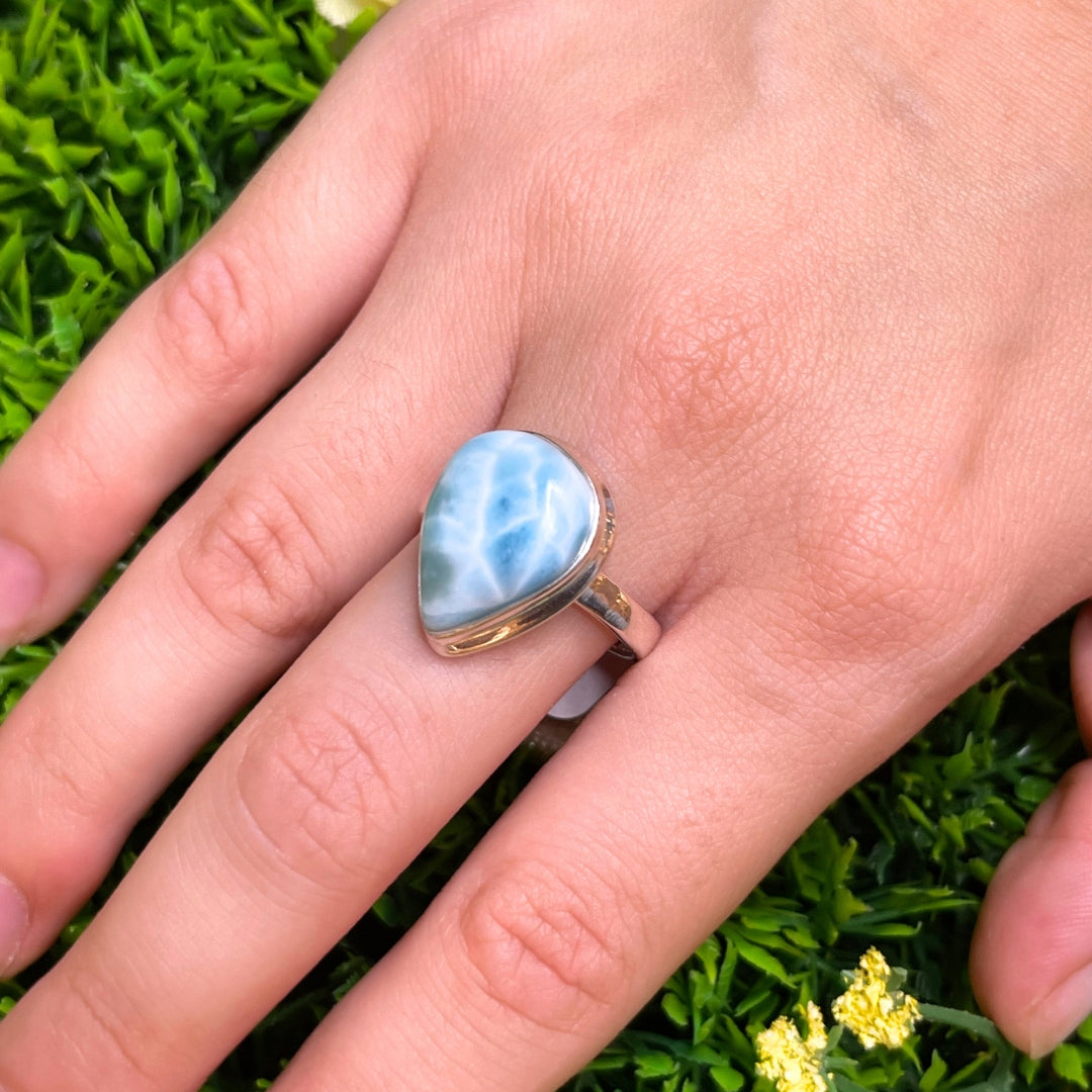 Bague Argent Larimar #82