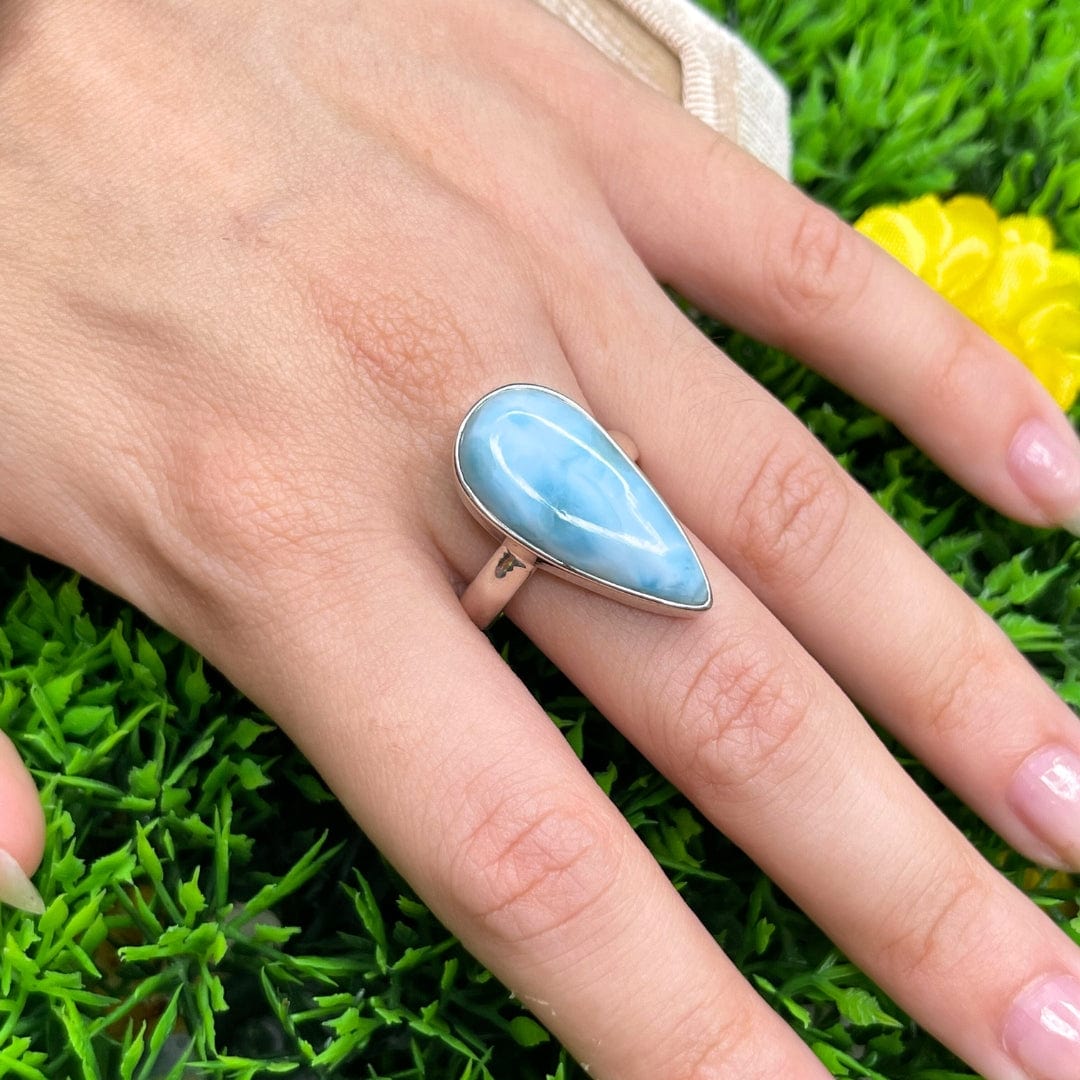 Bague Argent Larimar #34