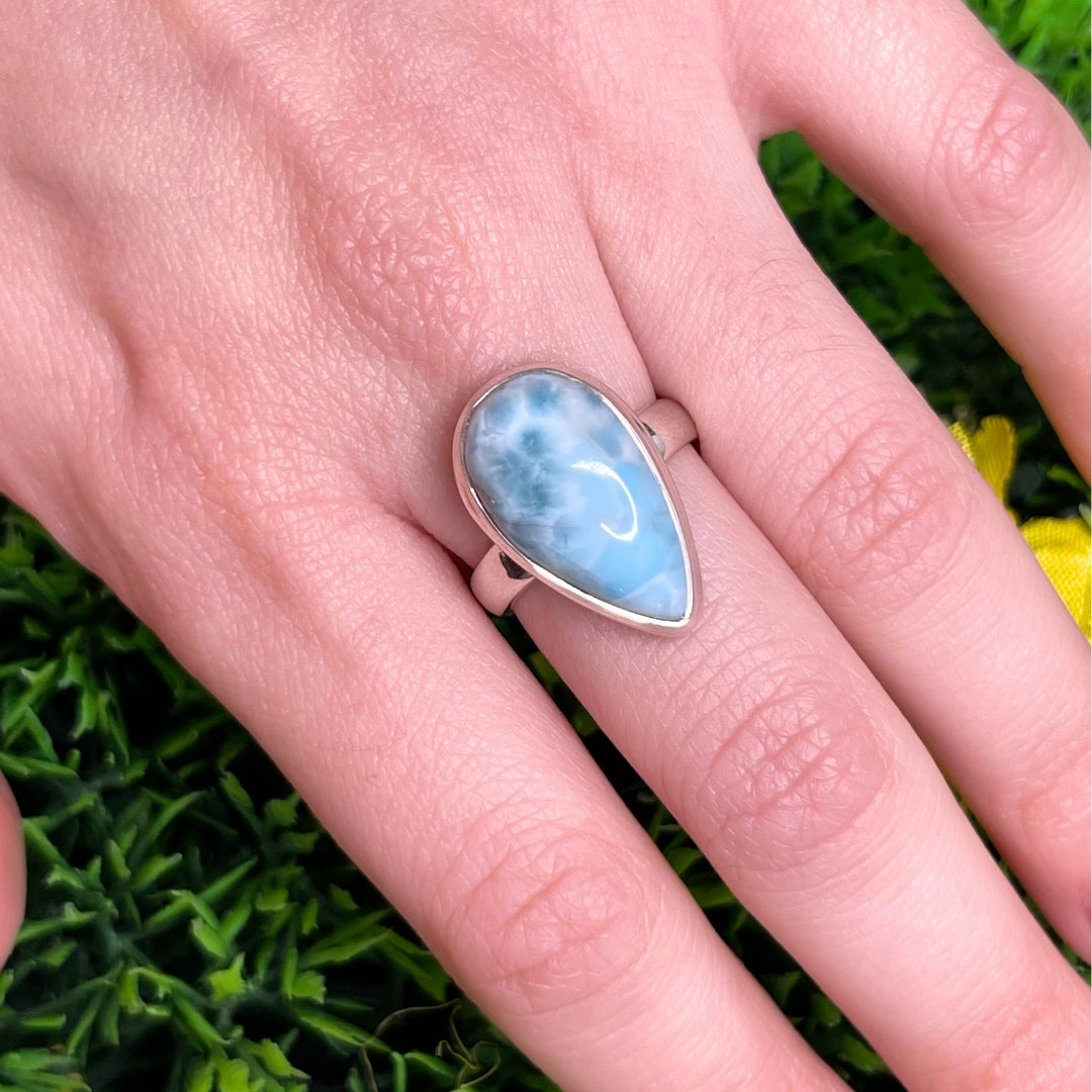 Bague Argent 925 Larimar #135