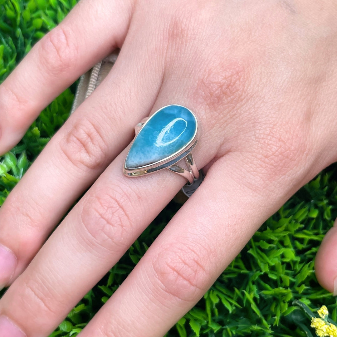 Bague Argent Larimar #115