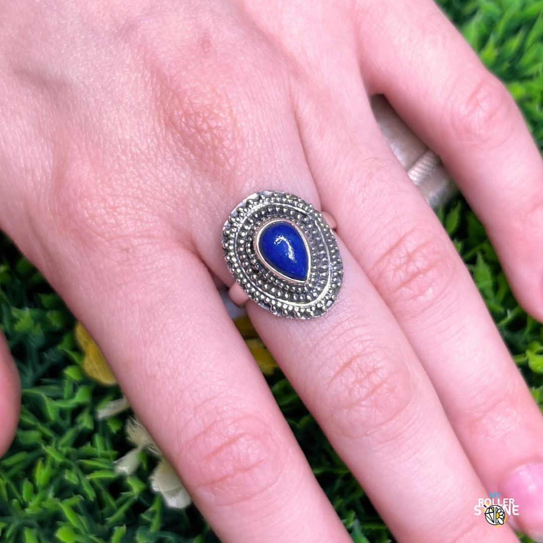 Bague Argent 925 Lapis Lazuli #156