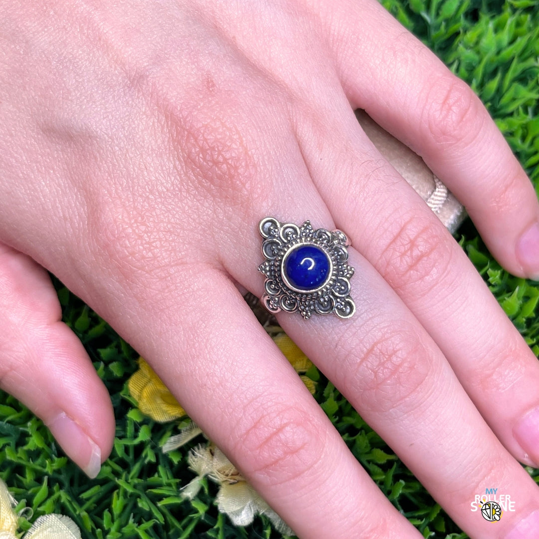 Bague Argent 925 Lapis Lazuli #154