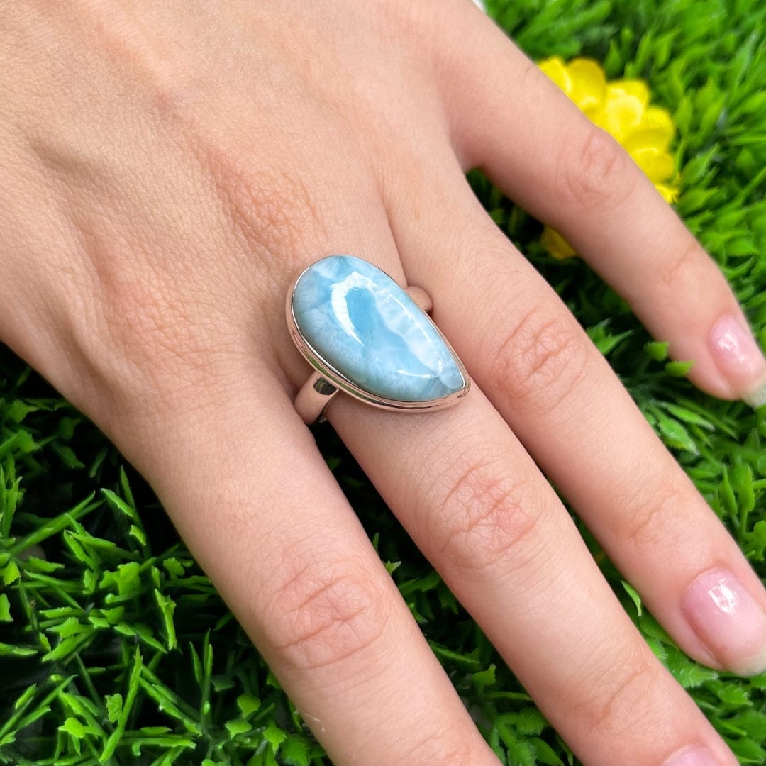 Bague Argent Larimar #31