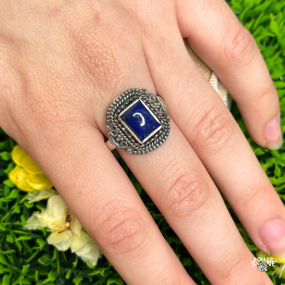 Bague Argent 925 Lapis Lazuli #220