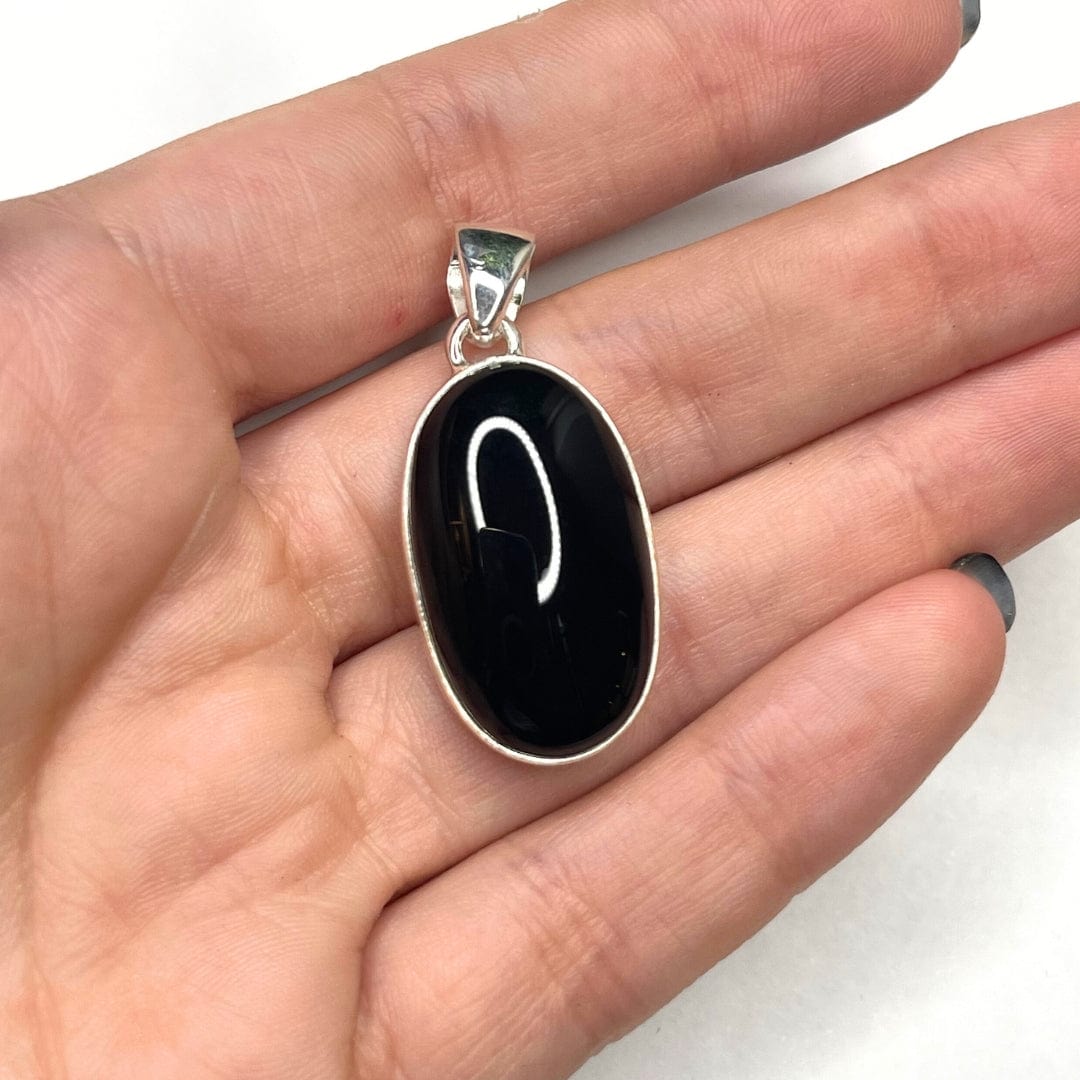 Pendentif Argent Onyx #12