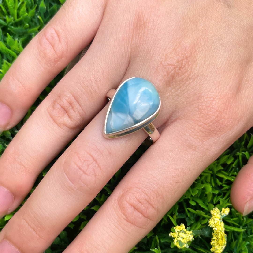 Bague Argent Larimar #97